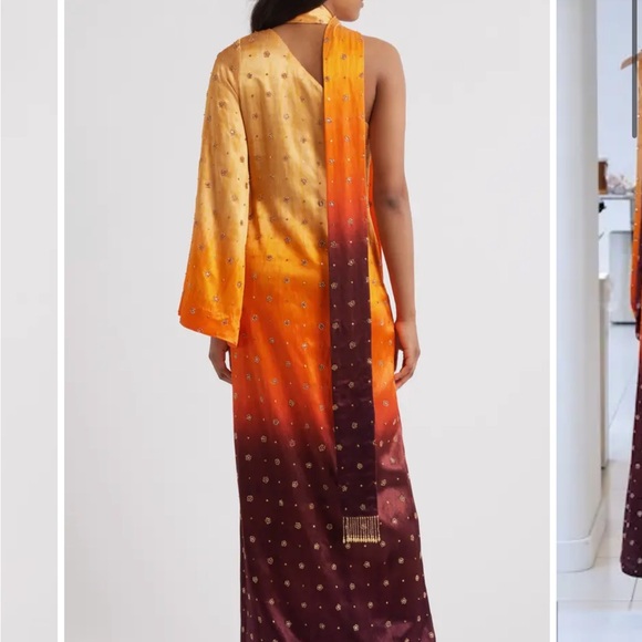 Sani Size XS Amaya one shoulder gown NWOT - Picture 2 of 6